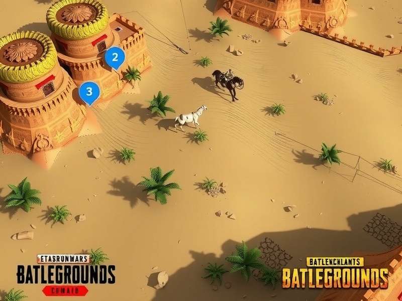 Rajasthan Desert map in PUBG Crusader